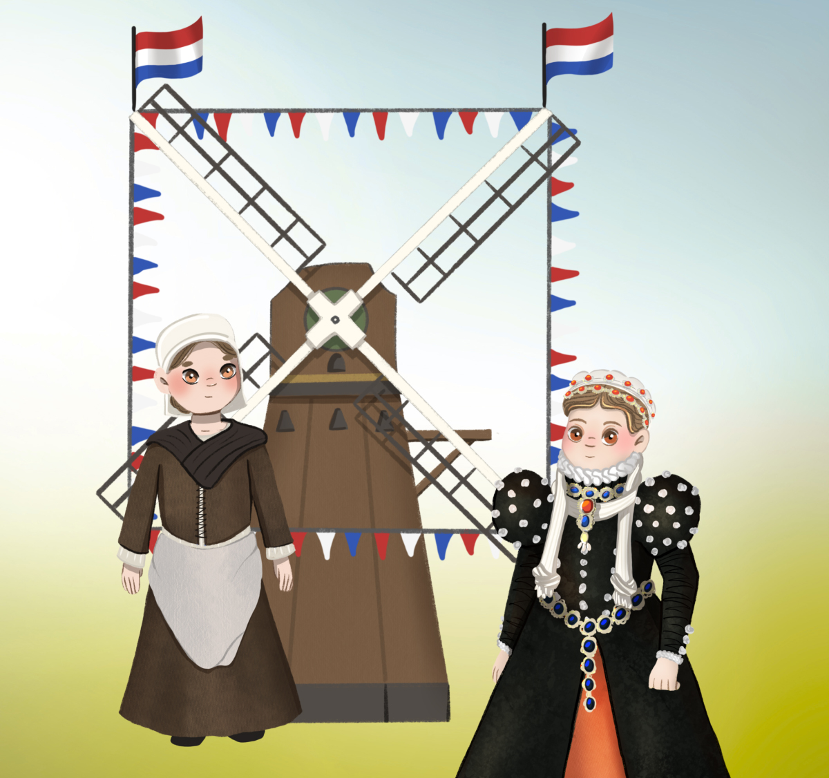 anna_en_kaatje_en_de_molen-bij lessen